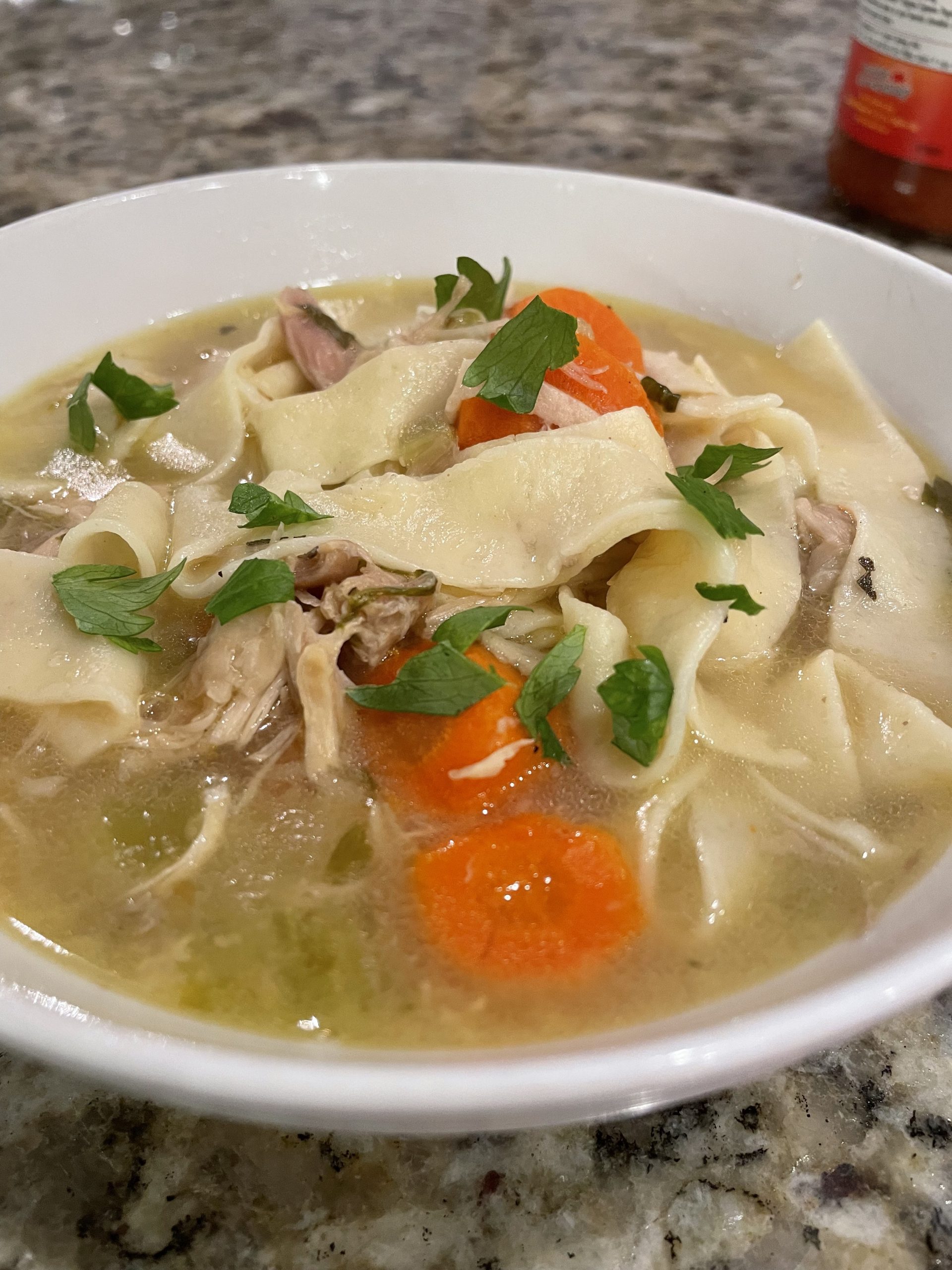 next-day-turkey-soup-with-homemade-noodles
