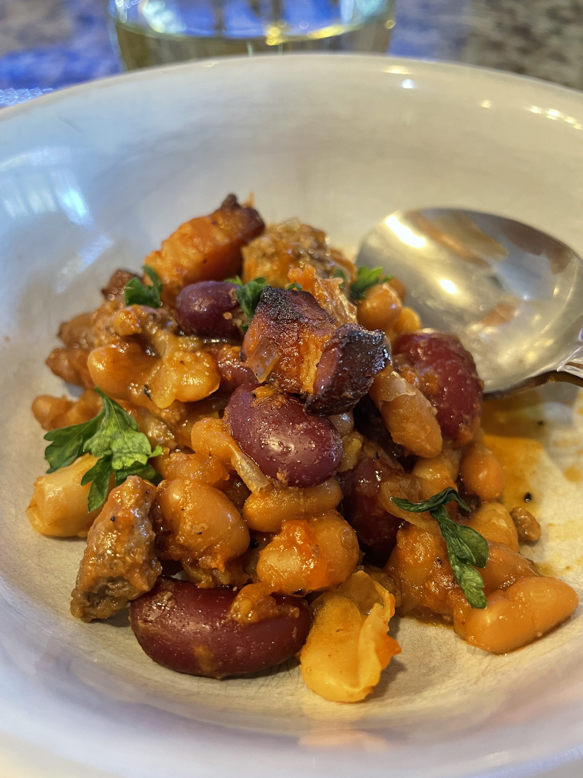 easy-baked-calico-beans-with-beef-and-bacon-potluck-logic