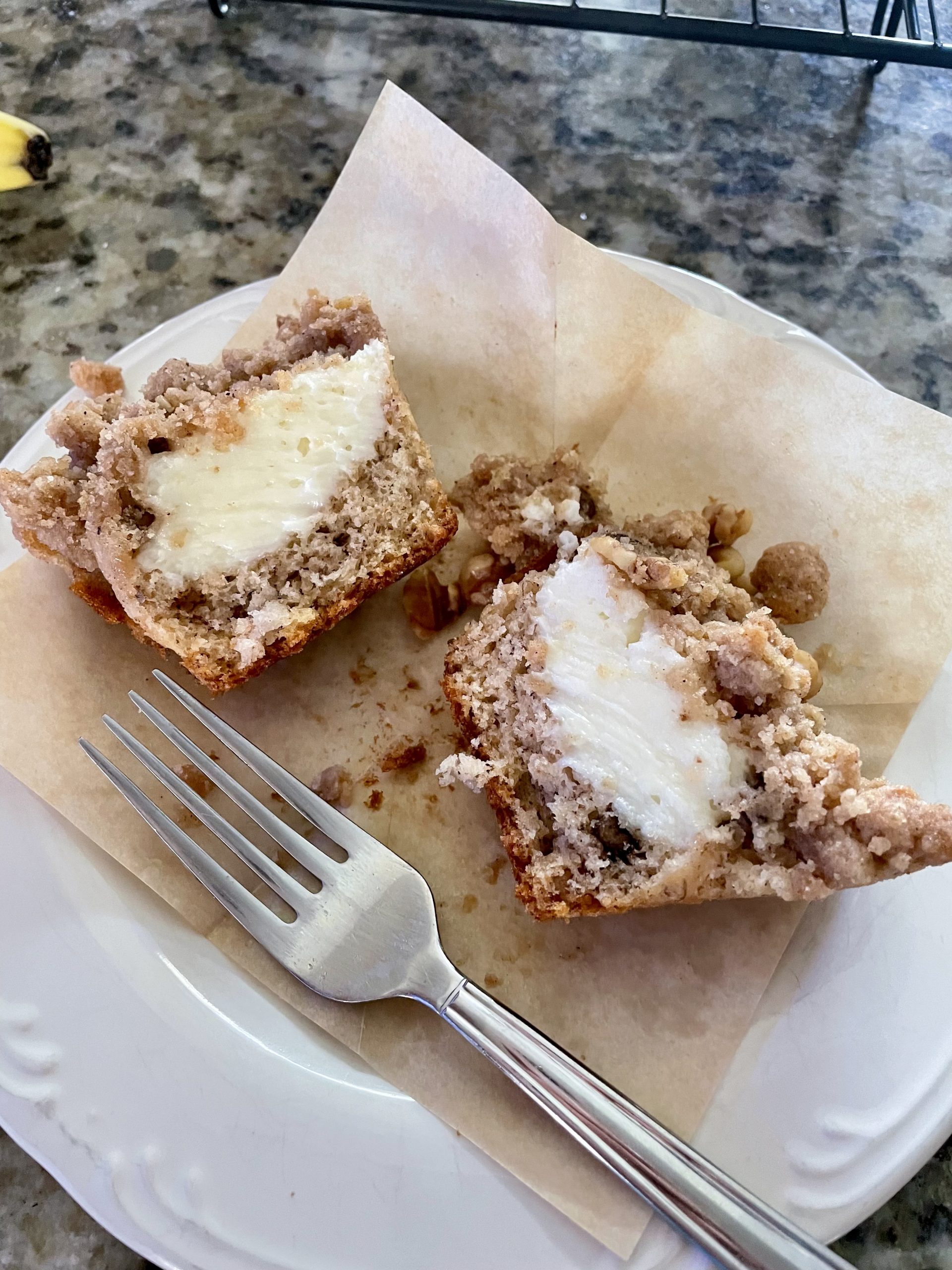 bakery-style-cream-cheese-filled-banana-nut-muffins